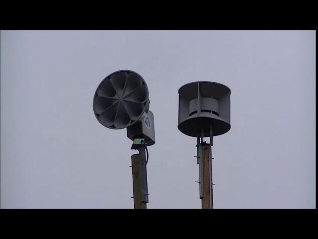 ASC T-128 Tornado Siren Test - Cincinnati, Ohio - 10/2/2013