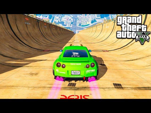 СПУСК БЕЗ ТОРМОЗОВ ЭКСПЕРИМЕНТ В ГТА 5 МОДЫ! ОБЗОР МОДА В GTA 5! ИГРЫ ВИДЕО MODS