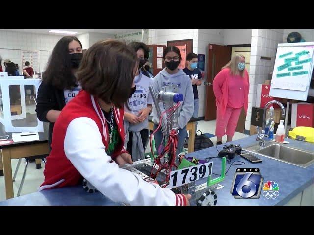 All-girl robotics team places third in FIRST Tech Challenge’s ‘Connect’ category