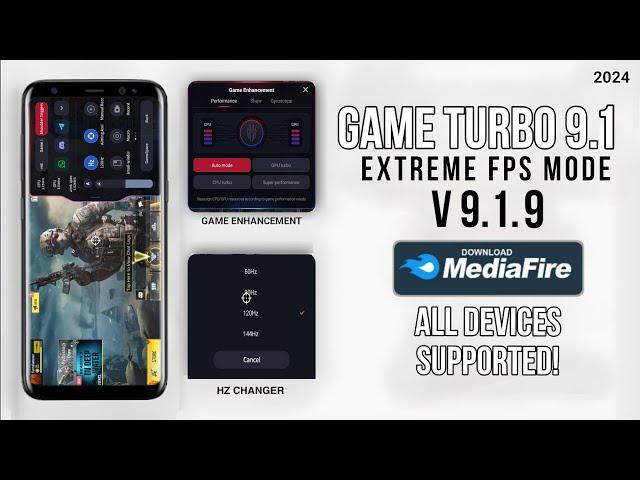 Game turbo for all devices | Unlock 60+FPS  | Max Performance & Lag Fix