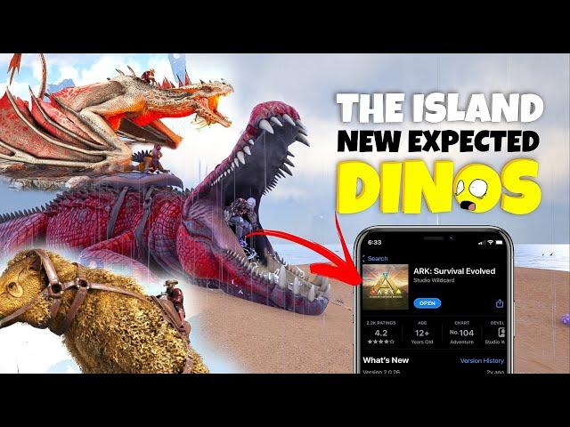 New TOP 15 Dinos Expected To Be Coming in Ark Mobile New Update  THE Island Creatures