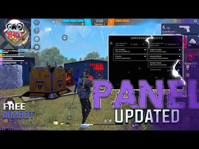 NEW PC  PANEL FOR FREE AIMBOT FREE FIRE  SNIPER AIMBOT | 100% ANTIBAN  | FREE FIRE PC PANEL