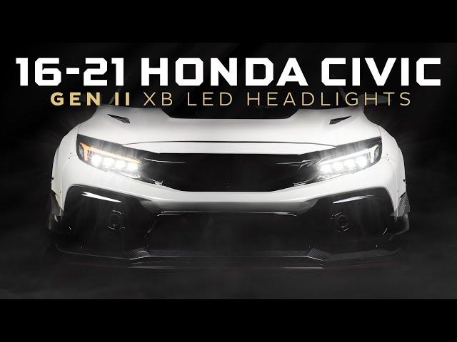 All New Morimoto 16-21 Honda Civic XB LED Headlights | The Ultimate Upgrade to Illuminate the Night