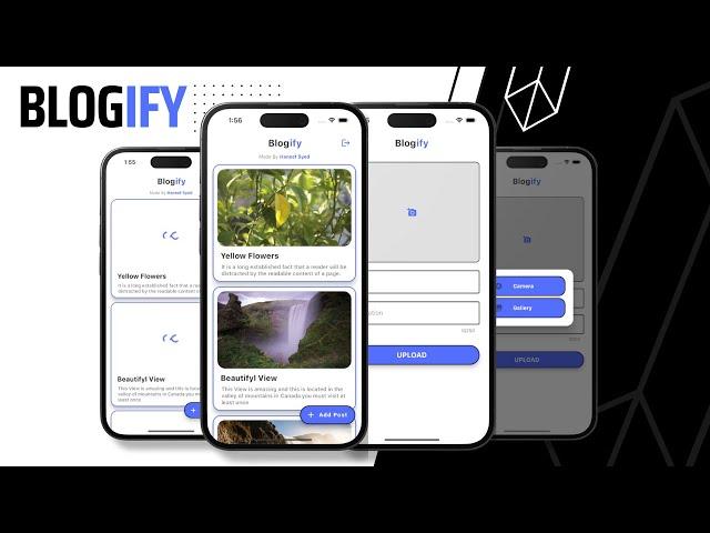 Blogify - Blogging App Using Flutter Framework & Firebase Database.