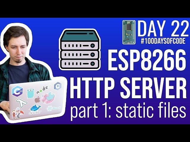 ESP8266 Web Server - part 1/2 - serve html web page