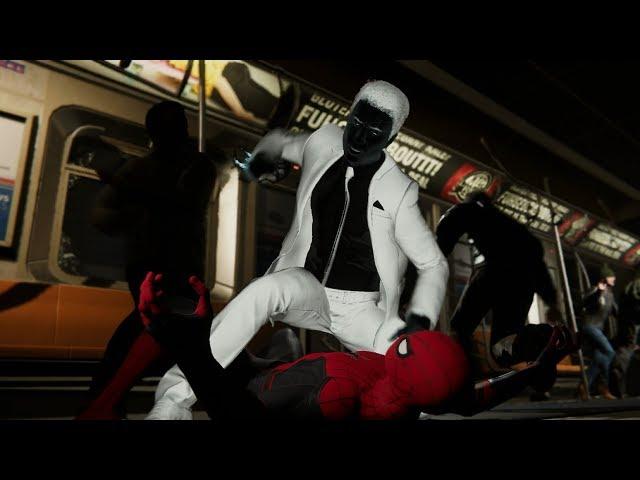 Spider-Man and Mr. Negative Train Fight (Far From Home Suit Walkthrough) - Marvel's Spider-Man