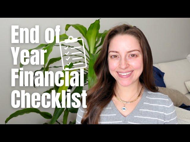 End of Year Financial Checklist + Giveaway