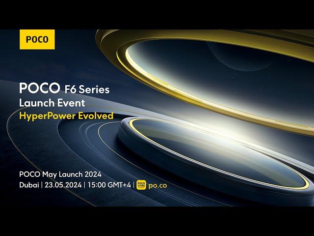 POCO F6 Series Global Launch Event