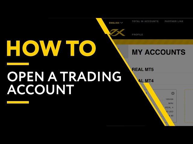 Exness - How to open an Exness forex trading account