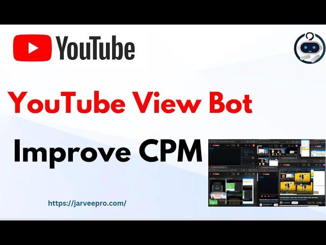 YouTube View Bot || Increase Watch Time with JarveePro #jarveepro  #youtubebot #youtubewatchtime