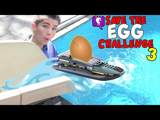 Save The Egg Pool Slide with HobbyFamilyTV