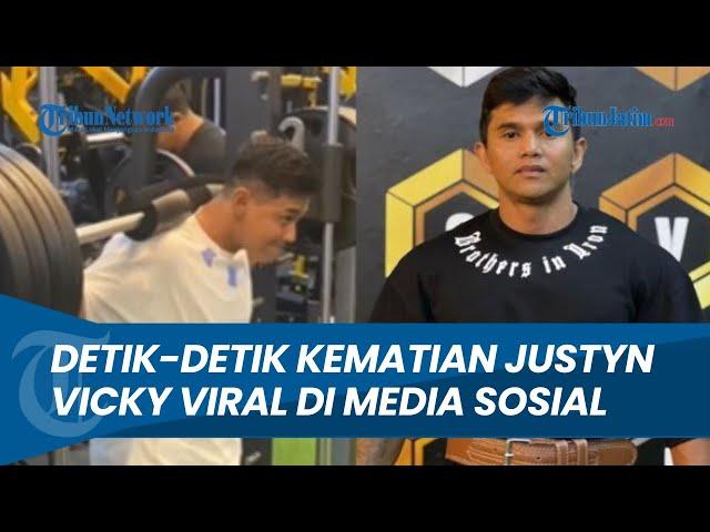 Video Detik-detik Kematian Binaragawan Justyn Vicky Viral di Media Sosial