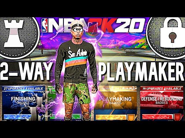 FILTHIEST 2-WAY PLAYMAKER BUILD THAT CAN DO EVERYTHING ON NBA 2K20! BEST 2-WAY PLAYMAKER BUILD