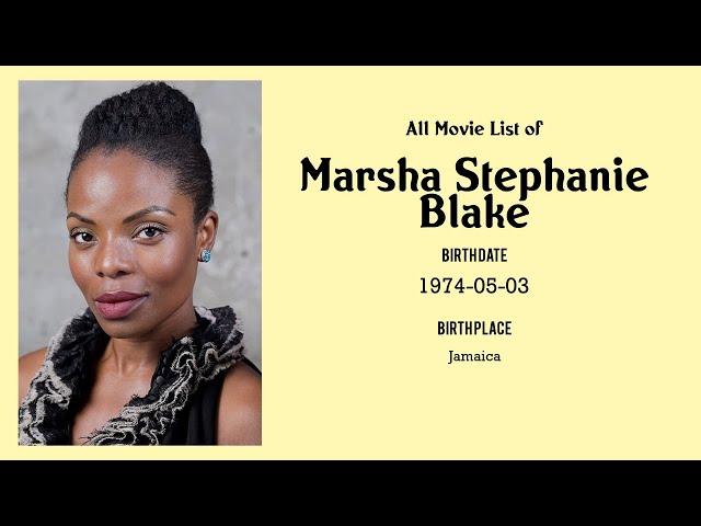 Marsha Stephanie Blake Movies list Marsha Stephanie Blake| Filmography of Marsha Stephanie Blake