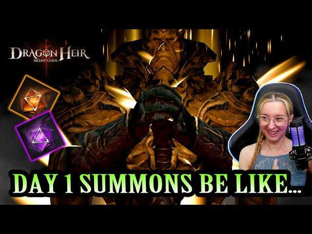 SHOCKING Day 1 Summons  for CBT2  Dragonheir: Silent Gods