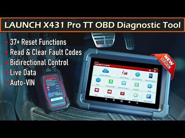 LAUNCH X431 PRO TT Full System Diagnostic OBD Scan Tool