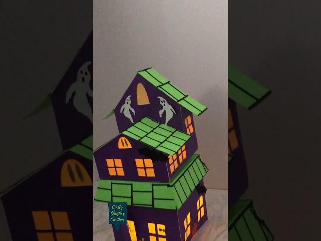 3D Haunted House SVG Papercraft