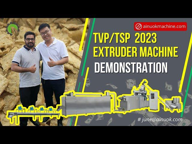 TVP making machine/TSP making machine Demonstration 2023