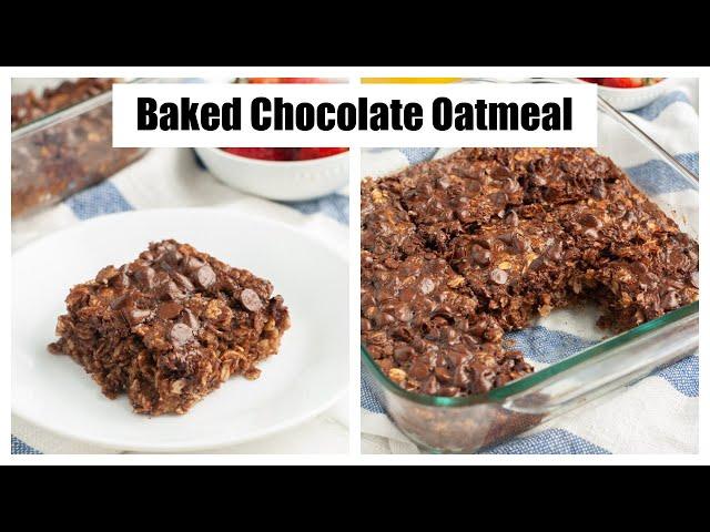 Baked Chocolate Oatmeal