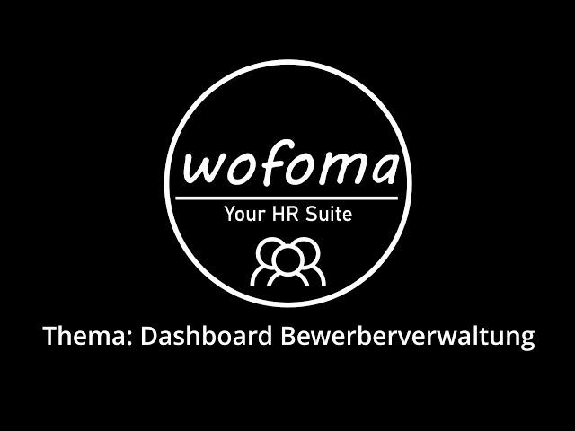 Wofoma User Guide: Dashboard Mitarbeiterverwaltung