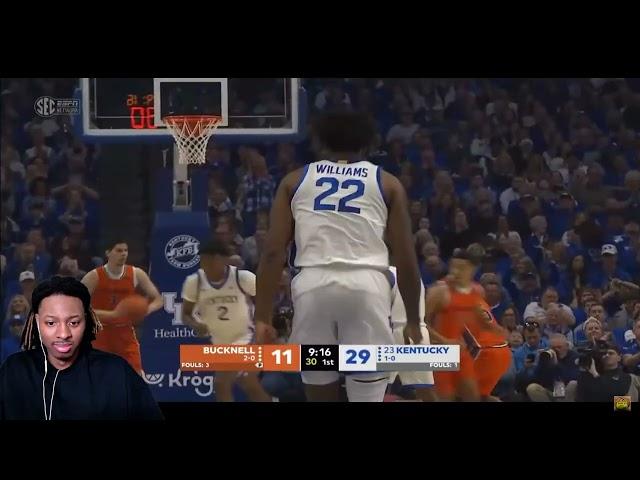 WIN VS DUKE INCOMING! REACTING TO Kentucky vs Bucknell Full Game Highlights