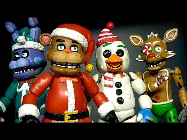 FUNKO FNAF HOLIDAY ACTION FIGURES UNBOXING/REVIEW - Five Nights at Freddy's Merch Review