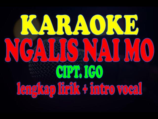 KAROKE NGALIS NAI MO - CIPT. IGO // KAROKE LAGU MANGGARAI TANPA VOKAL // LIRIK + INTRO VOCAL