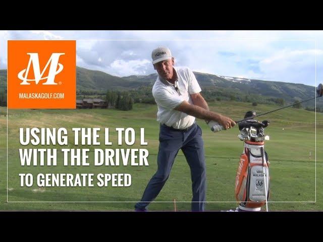 Malaska Golf // Generating Speed with your Driver - How to Use the L to L