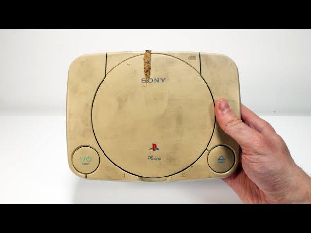 I Restored This  Yellowed & Broken PSone - Retro Playstation Console Restoration