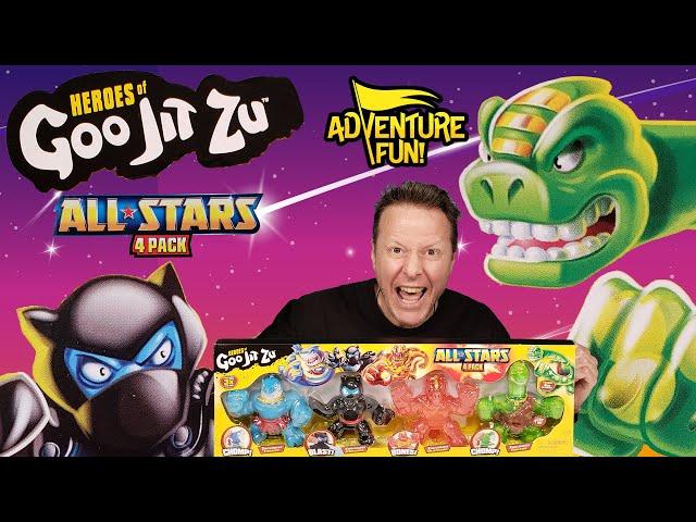 Heroes of Goo Jit Zu All Stars 4 Pack! Including “Exclusive Braxor” Adventure Fun Toy review!