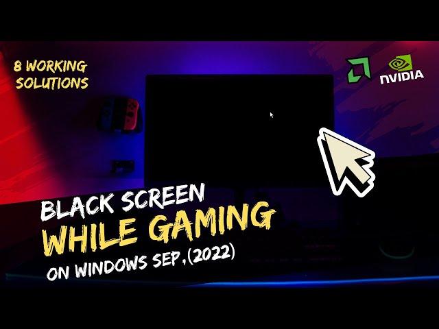 How To Fix Screen Going Black While Gaming | BlackScreen While Gaming (2023)