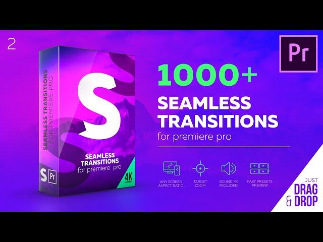 Seamless Transitions for Premiere Pro V2 + FREE Demo