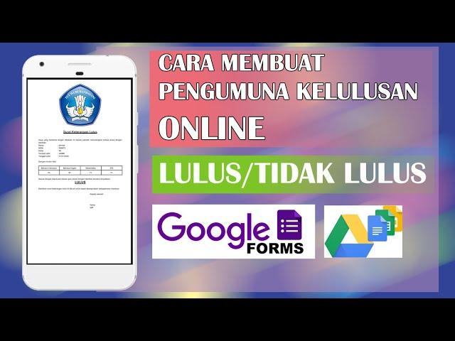 CARA MEMBUAT PENGUMUMAN KELULUSAN ONLINE