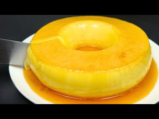 Only milk and orange! The most delicious homemade dessert in 5 minutes! No baking! Delicacy