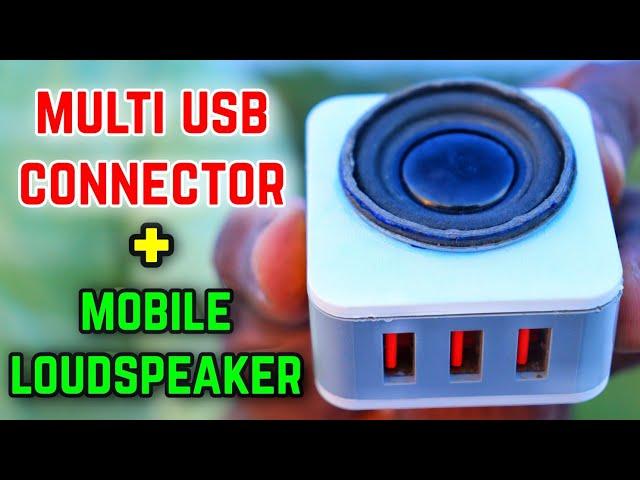 Do It Yourself:- Multi usb connector and mobile loudspeaker