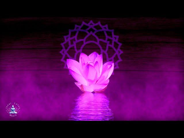 Crown Chakra Peaceful Healing Meditation Music | Crystal Singing Bowl | “Flute & Water”- Series