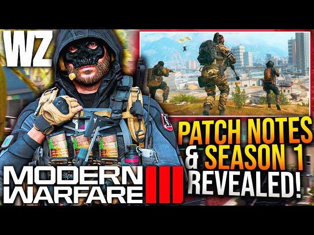 Modern Warfare 3: Huge UPDATE PATCH NOTES & SEASON 1 CONTENT REVEALED! (MW3 New Update)