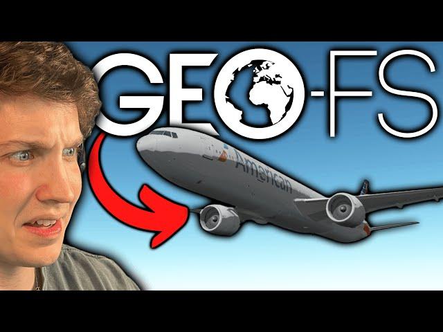 Playing GeoFS for the First Time... (Browser Flight Simulator)