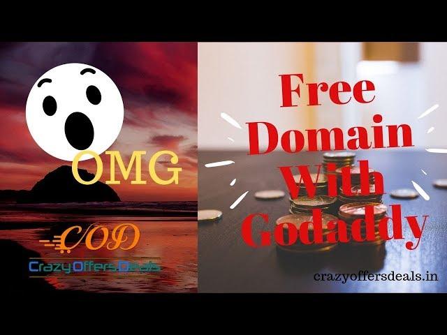 How To Get Free Domain Name With Godaddy - (For 1 Year)