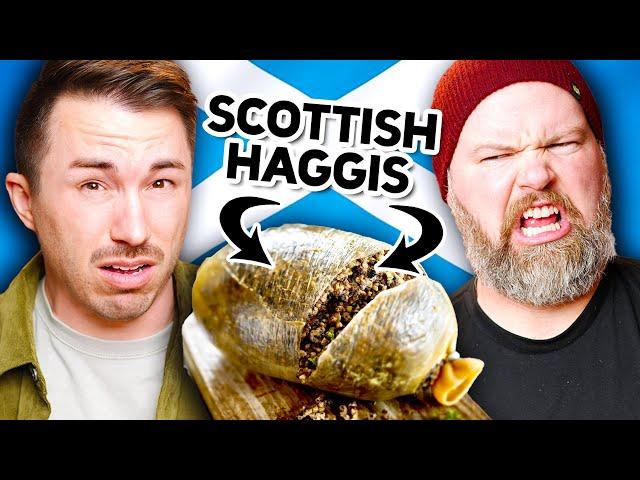 Americans Try Haggis for the First Time