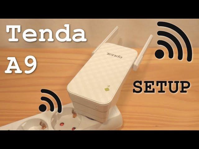 Tenda A9 Wi-Fi Extender • Unboxing, installation, configuration, test