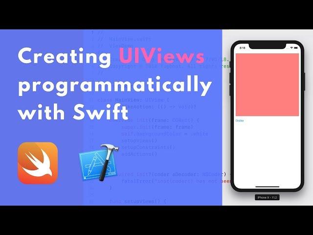 Creating UIViews programmatically  with Swift