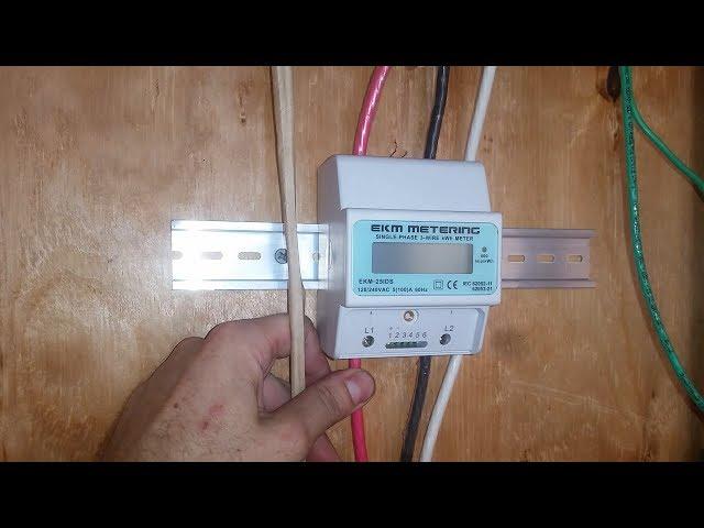 Installing EKM-25IDS Cumulative kWh Meter on AIMS Inverter