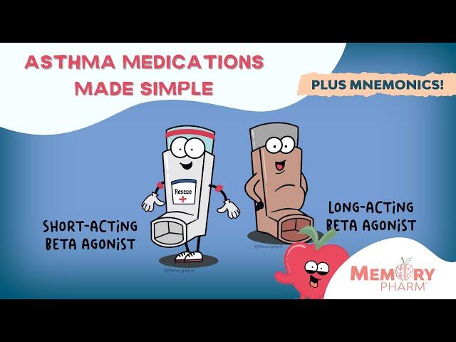 Asthma Medications Made Easy (PLUS mnemonics)