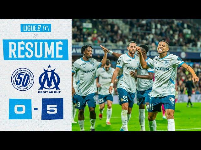 Montpellier 0-5 OM : Le résumé du match