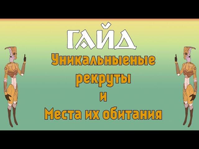 Kenshi / Уникальные рекруты в Кенши