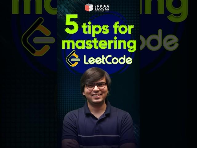 Abhishek Bhaiya shares best tip for mastering leetcode! #code #codingblocks #leetcode #dsa #coding