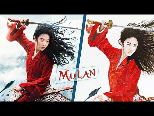 Disney's Mulan Watercolor Painting  | Mulan Portrait painting | Watercolor Book