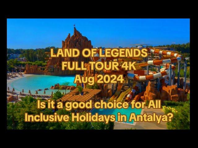 LAND OF LEGENDS KINGDOM HOTEL- Full Tour- Antalya Turkey Holdiays @draizazawan