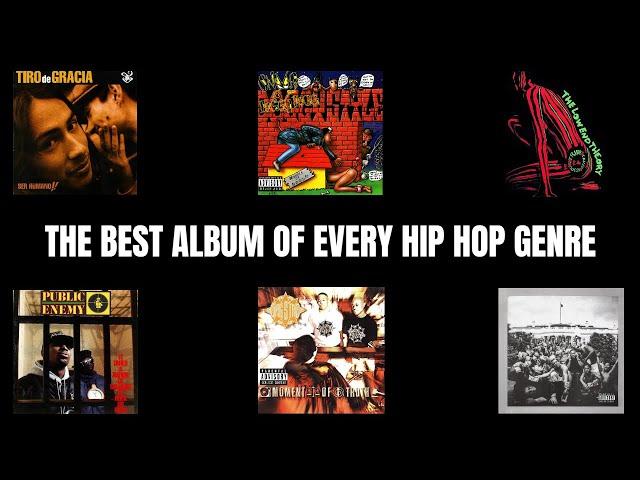 The Best Album Of Every Hip Hop Genre (75 Genres)